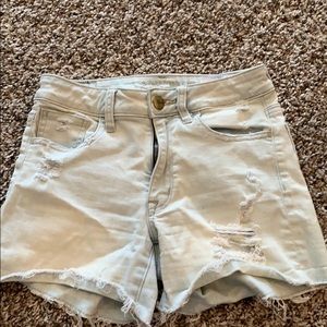 AEO super stretch jean shorts